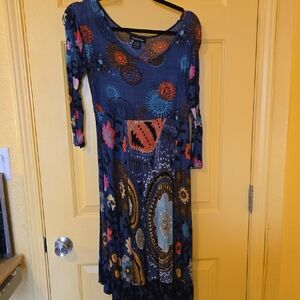 Flirty Jersey Colorful Dress